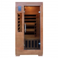 Majestic 1-2 Person Hemlock Infrared Sauna with 5 Carbon Heaters